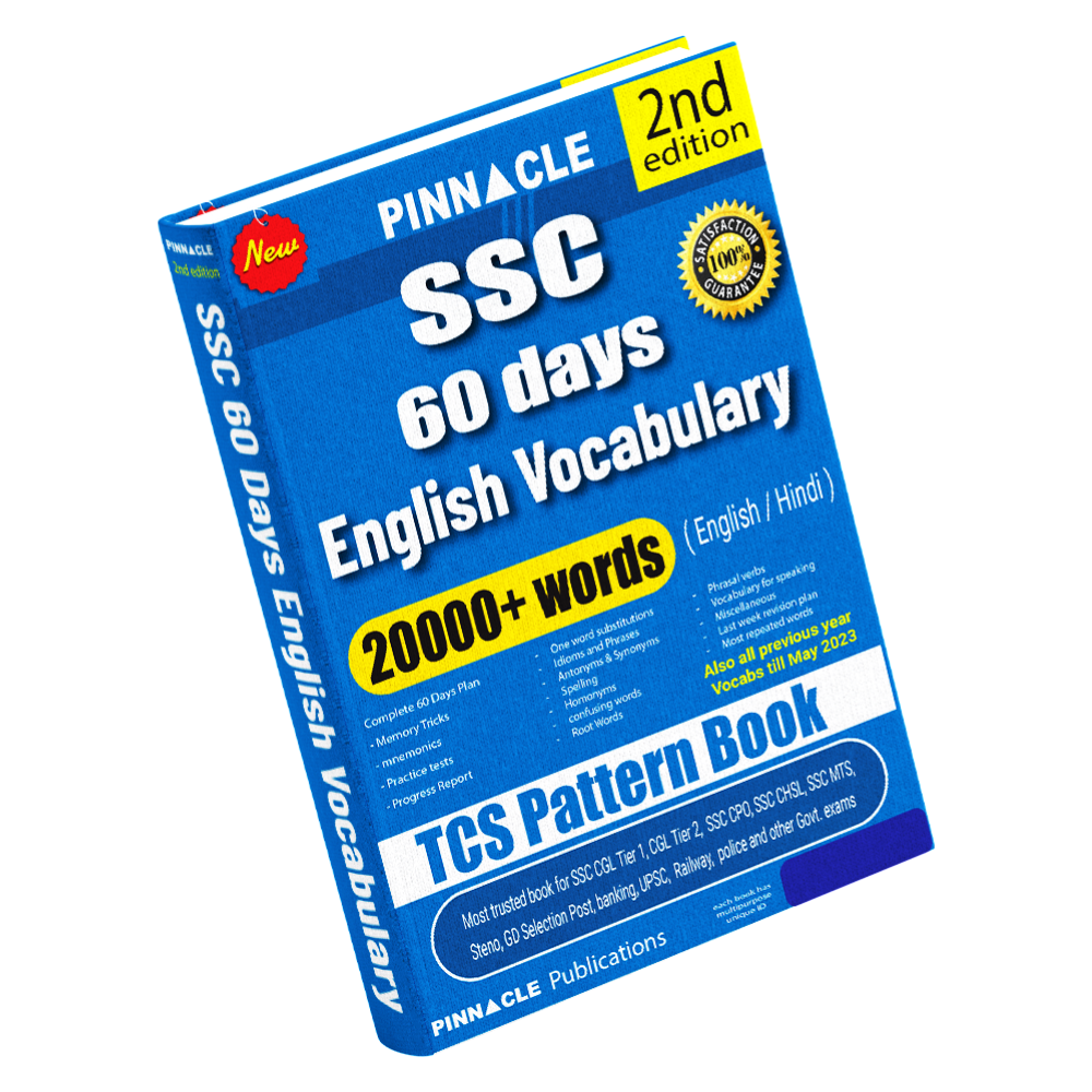 Pinnacle SSC 60 days english vocabulary 2nd Edition